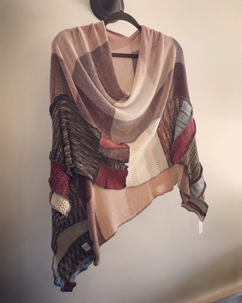 Beldan K. Radcliffe: Upcycled Shawl, Made from Recycled Sweaters